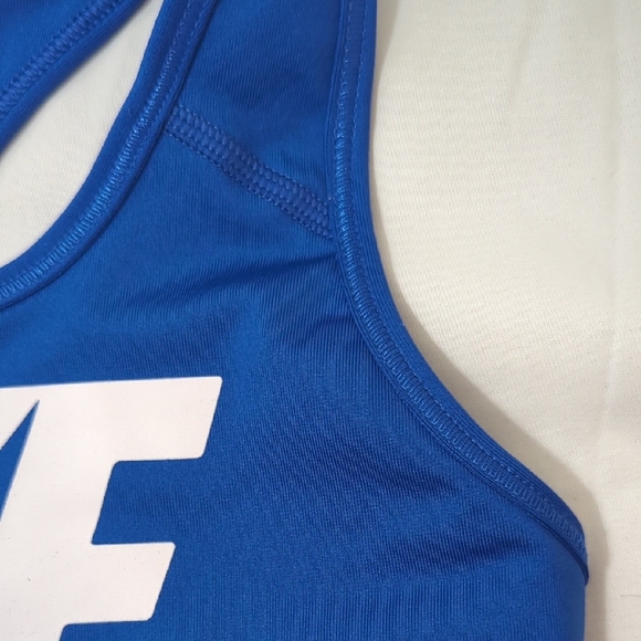 Nike Sports Bra, Color Blue, Size S - Picture 5 of 12